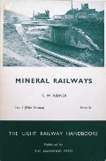 Mineral Railways  by KIDNER, R.W. 